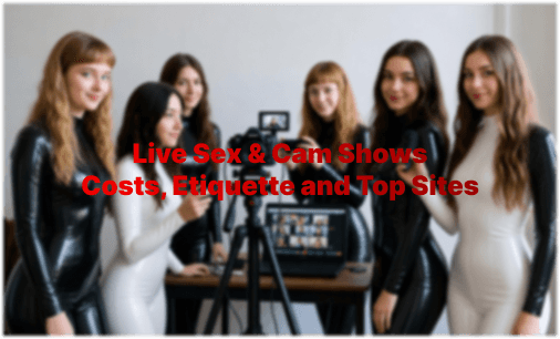 Live Sex & Camshows: Kosten, Etikette und Top-Seiten
